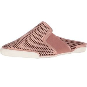 Frye Womens Melanie Perforated Suede Mules